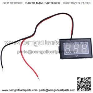 36V Golf Cart Digital Volt Meter Battery Gauge Golf for Club Car Cart E-Bike Bicycle Motorcycle Yamaha 12 24 36 48 Volt - Blue