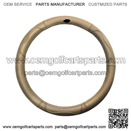 Golf Cart Steering Wheel Cover Universal Tan Braid Club Car Ezgo Yamaha