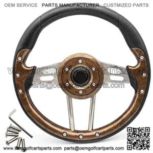 Golf Cart Steering Wheel or Adapter, Generic for Most Golf cart EZGO Club Car Yamaha