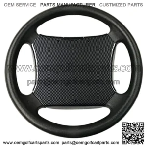 Yamaha Golf Cart Steering Wheel Scorecard Cover in Carbon Fiber(FITS G14, 16, 19, 22 and Some Drive Models)