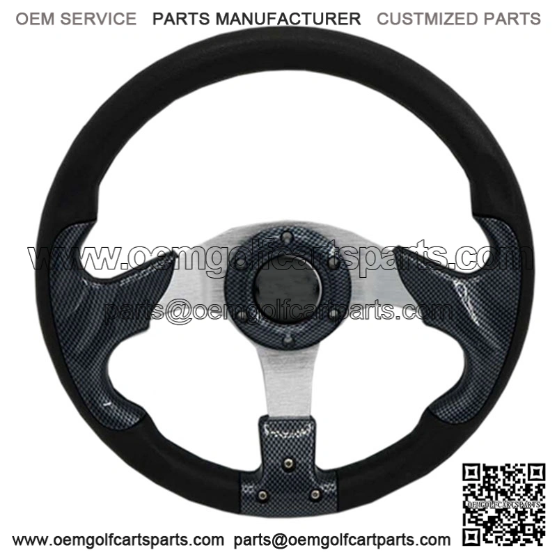 Carbon 13" Golf Cart Steering Wheel