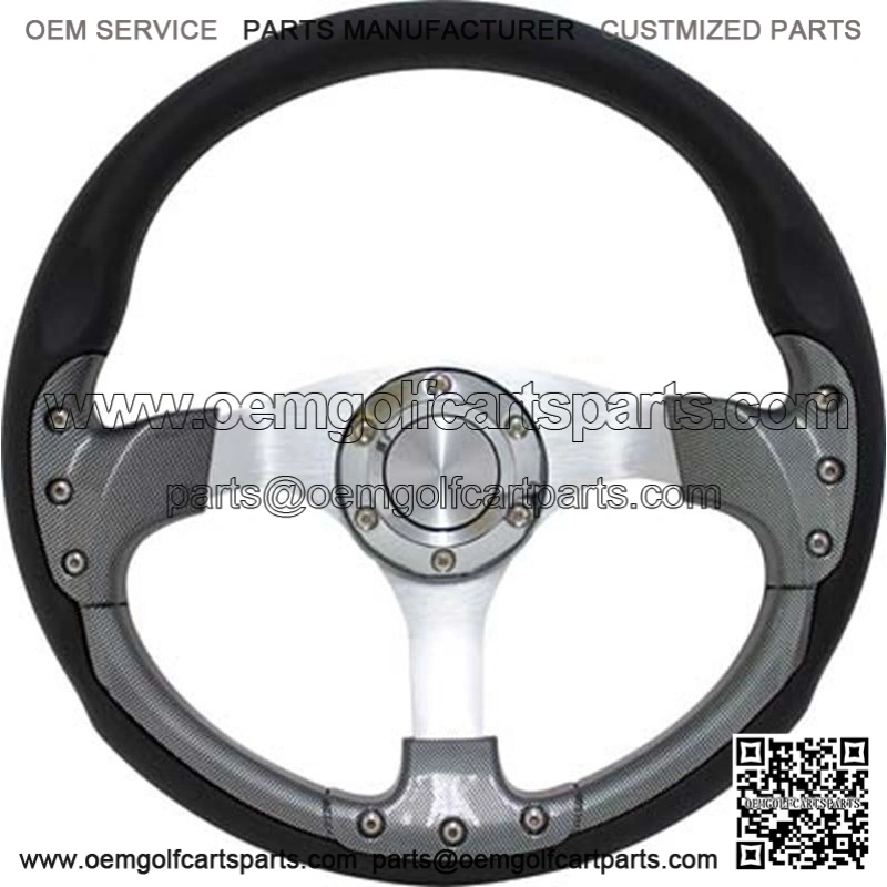 Carbon Fiber 14" Golf Cart Steering Wheel