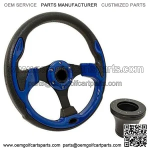 Yamaha G16-Drive2 Golf Cart Rally Steering Wheel Kit - 12.5"