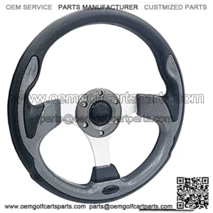Universal 12.5?? Golf Cart Steering Wheel for Golf Cart Club Car Yamaha 320mm EZGO Steering Wheel Fit Club Car DS and Precedent