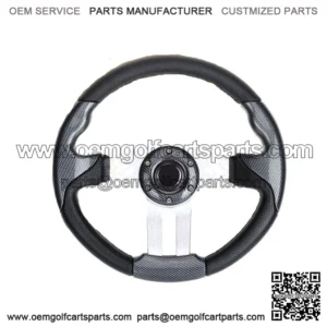 12.5 inch Golf Cart Steering Wheel For Ezgo/Yamaha/Club CAR Carbon Fiber