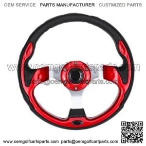 RED Golf Cart Steering Wheel for EZGO Yamaha Club Car Part Accessories