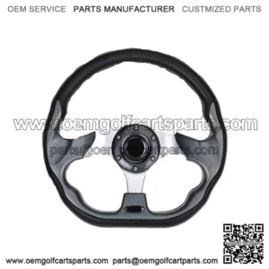 Carbon Fiber Golf Cart Steering Wheel without adapter For Club Car EZGO Yamaha