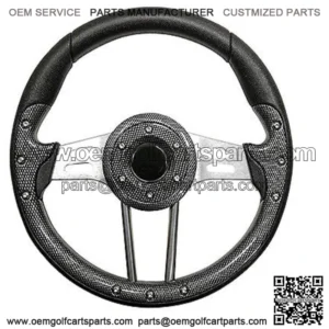 Golf Cart Steering Wheel- Carbon Fiber 13" Diameter