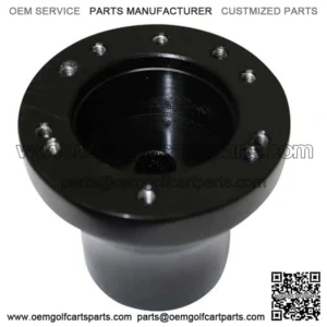 Black 5 and 6 Hole Steering Wheel Adapter - All Golf Cart Models