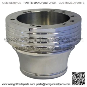 Golf Cart Steering Wheel Adapter EZGO Polished Billet