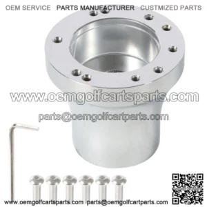 NEW Golf Cart Steering Wheel Hub Adapter Chrome for EZgo RXV/TXT Cart Parts