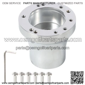 For EZgo RXV/TXT Cart Parts Golf Cart Steering Wheel Hub Adapter Chrome