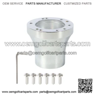 Golf Cart Steering Wheel Hub Adapter Chrome For EZgo RXV/TXT Cart Parts US