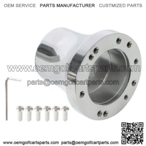 Golf Cart Steering Wheel Hub Adapter Chrome Fit For EZgo RXV/TXT Cart Parts US