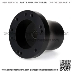 Black Golf Cart Steering Wheel Adapter for Club Car Precedent/Tempo/Onward