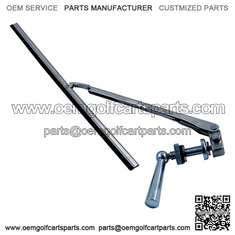 Golf Cart Wiper (Manual Wiper, Chrome Finish)