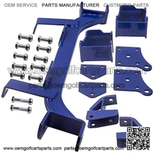 6" Drop Axle Lift Kits with Rear Seat Kit Arm Rest Set for EZGO Golf Cart Electric TXT Model 1994.5-2001.5