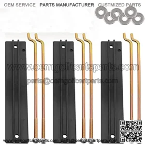 Battery Hold Down with Rods Kit for Club Car DS and Carryall 1998-2005 Electric Golf Cart Replaces # 1013683, 101090801