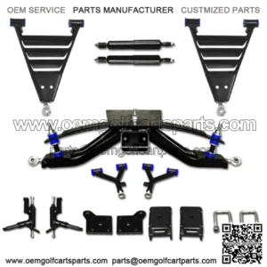Lift Kit Ezgo RXV 08-2013 Heavy Duty 6" A-Arm Electric/Gas Golf Carts