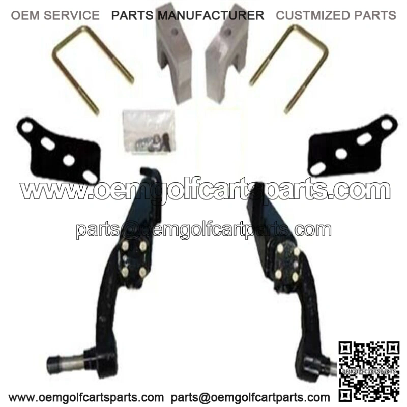 Lift Kit Club Car DS 6" Spindle w Plastic Dust Covers Electric or Gas