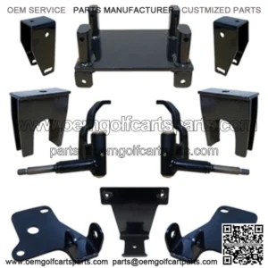 4" Drop Frame Golf Cart Lift Kit for EZGO RXV Gas Fits 2008-2013