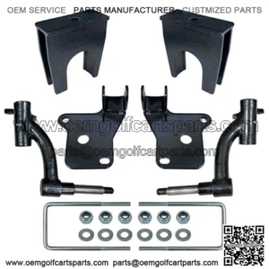 6" Drop Spindle Golf Cart Lift Kit for EZGO RXV Electric 2008-2013