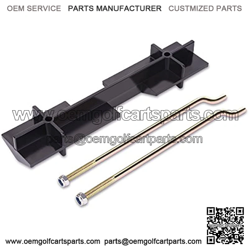 Battery Hold Down Plate with Rods Kit for EZGO TXT 1994-up 36 Volt Electric Golf Cart, OEM# 70045G01 70045-G01 01101G01 01101-G01