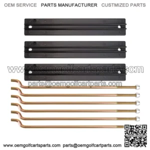 Golf Cart Battery Hold Down Plate Rods Kit for Club Car DS 98-05 101090801