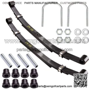 Heady Duty Rear Leaf Springs for Club Car DS Golf Cart 1981-up 3 Leaf (Set of 2)