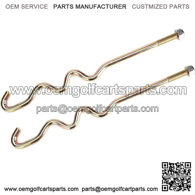 2pcs Golf Cart Battery Hold Down Rod Bolts Nut for Club Car Precedent 103357701