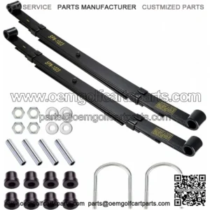 4 Leaf Heavy Duty Rear Leaf Spring Kit fit Club Car Precedent 2004-up Golf Cart