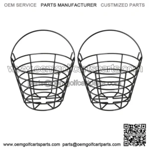 Golf Ball Basket with Handle Golf Ball Container Bucket Accessories -2 PCS