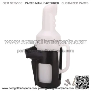 Golf Cart Sand Bottle W/ Handle Includes Holder for Yamaha EZGO Club Car