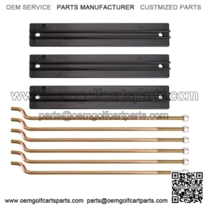 Golf Cart Battery Hold Down Plate Rods Kit for Club Car DS 98-05 101090801