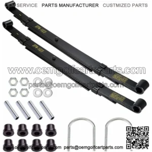 Golf Cart 4 Leaf Heavy Duty Rear Leaf Spring Kit fit Club Car Precedent 2004-up