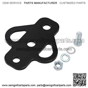 3-Way Trailer Hitch Adapter with Bolt Fit for ATV Lawn Mower Golf Cart Garden Tractor Flat Towing Tow Ball Mount
