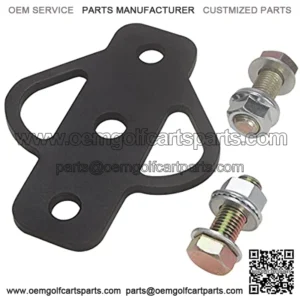 3-Way Trailer Hitch Adapter, Steel Hook Mounting with Bolts, Suitable for ATV Lawn Mower Golf Cart Yard Cart Garden Tractor Flat Towing Ball Installation