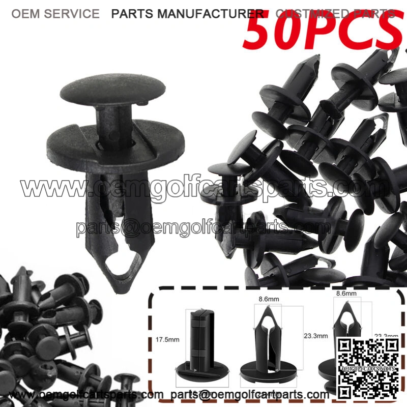 50pcs Fender Bumper Clips Retainer Rivet for Cub Cadet Case IH Suzuki LTR450