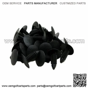 Golf Cart- Black Plastic Christmas Tree Plugs (100 Count)