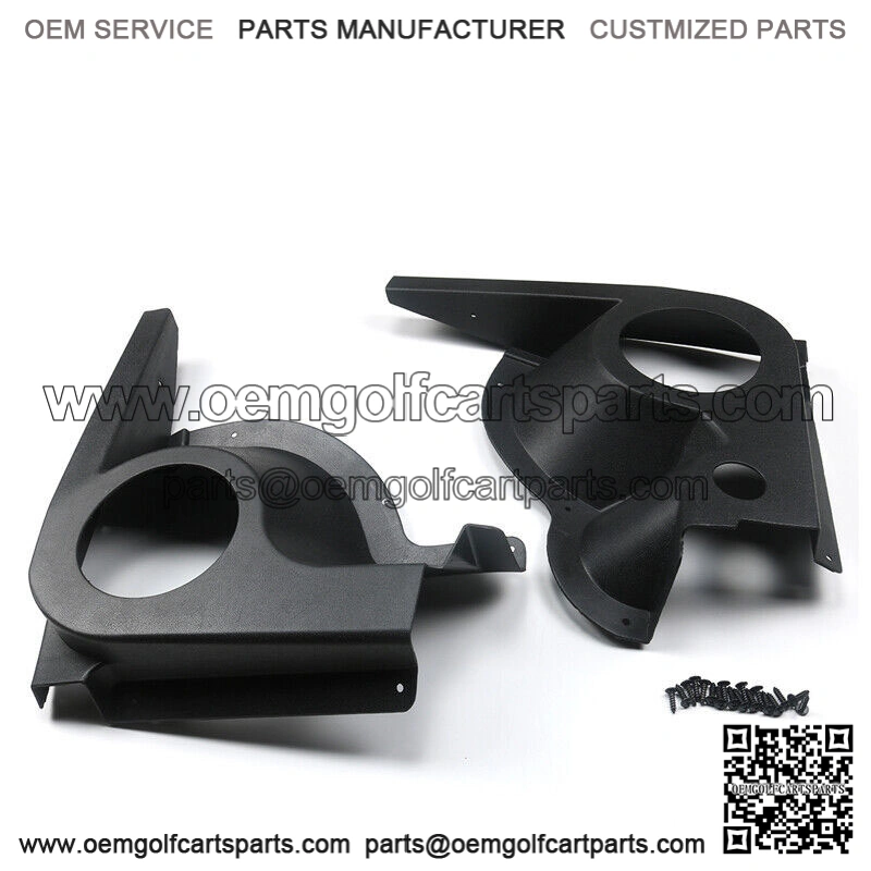 Golf Cart Speaker Pod Set Black ABS Fits EZGO TXT 1994-Up