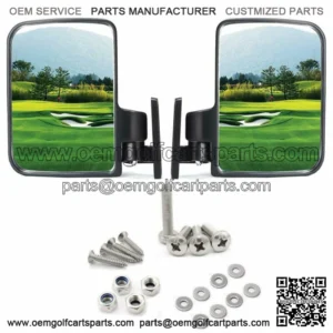 Golf Cart Side Mirrors, Rear View Mirror for Club Car Ezgo Yamaha & others