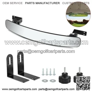 Golf Cart 16.5" Extra Wide Panoramic Rear View Mirror for EZGO Club Car Yamaha