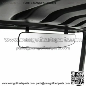 EZGO Golf Cart Rear Mirror Panoramic View Extra Wide View Mounted to Top Strut