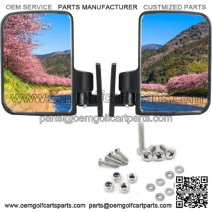 Golf Cart Side Mirrors for Club Car DS Precedent EZGO TXT RXV Yamaha