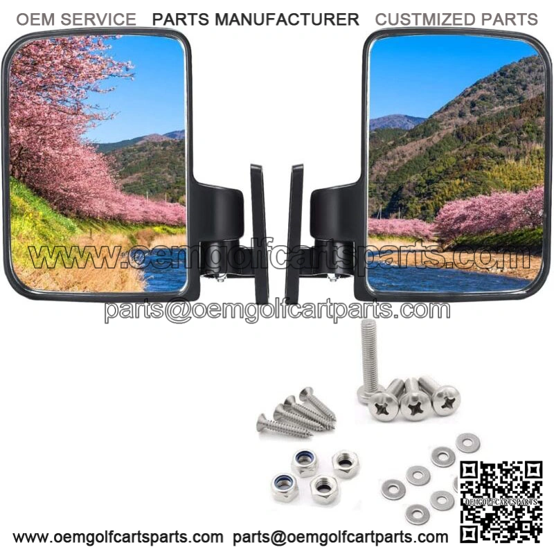 Golf Cart Side Mirrors for Yamaha Club Car DS Precedent EZGO TXT RXV