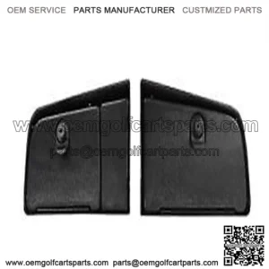 Locking Glove Box Doors in Black for STAR Classic Golf Carts