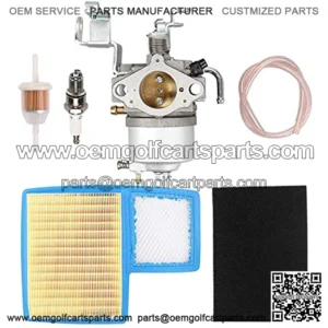 G16 Carburetor for Yamaha G16 G18 G19 G20 G21 1996-2002 4 Cycle Engine Golf Carts Replace JN6-14101-14 JN6-14101-15 with Air Filter Fuel Filter Spark Plug
