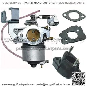 for Golf Cart Carburetor With Intake Spacer Joint For 1985-1995 Yamaha 4 cycle G2 G8 G9 and G11 Gas Models J38-14101-00, J38-14101-01, J38-14101-02