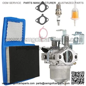 Carburetor Kit for Yamaha G16 G18 G19 G20 G21 1996-2002 4 Cycle Engine Golf Cart, with Air Filter, Fuel Filter, Spark Plug, OEM JN6-14101-14 JN6-14101-15