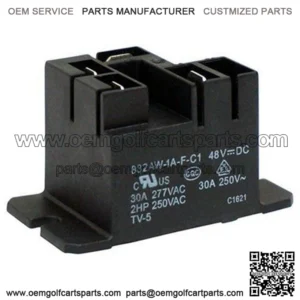 Club Car 48-Volt Relay for PowerDrive Chargers (Fits 48V Electric 1995+)